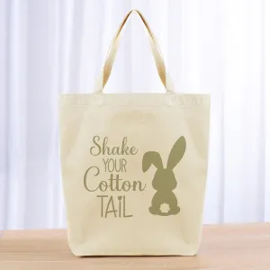 Shake Your Cotton Tail Tote Bag - khaki