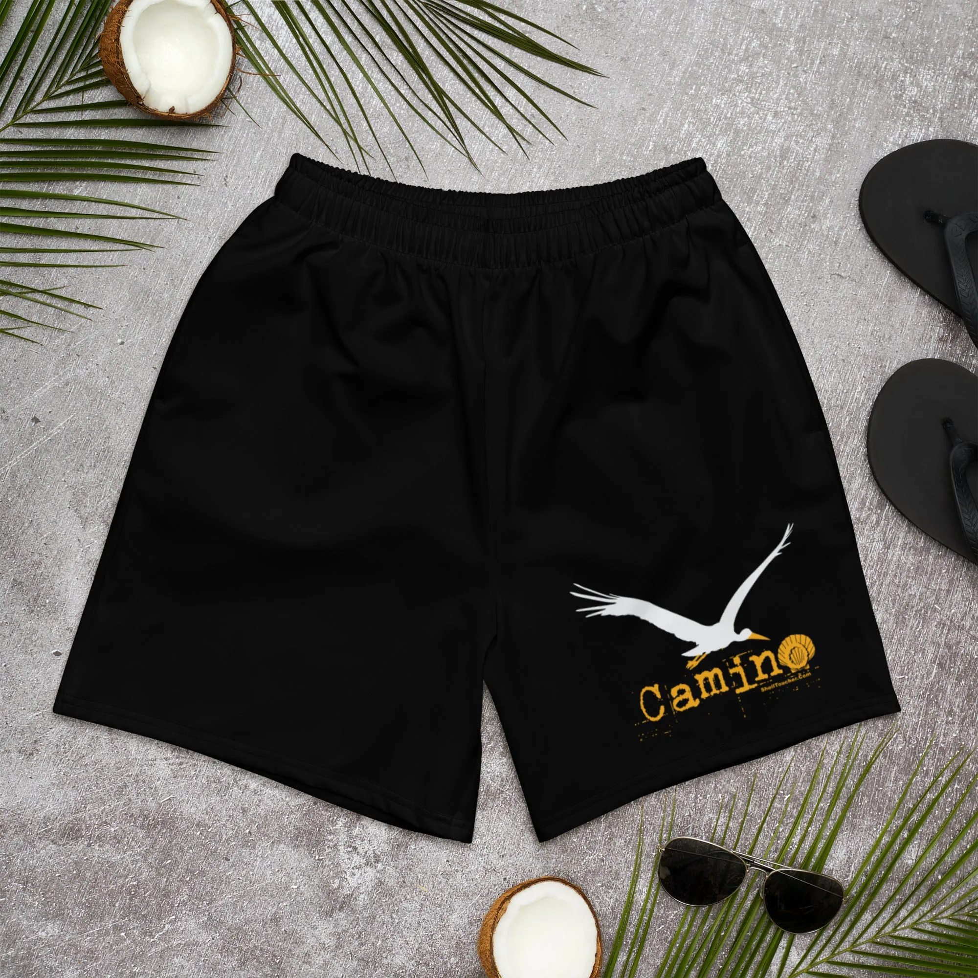 Shell Toucher Stork Black | Men's Recycled, Moisture-Wicking, Fast Drying Shorts