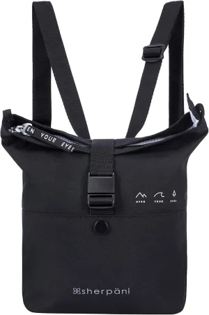 Sherpani Women's Convertible Backpack, Black, Small