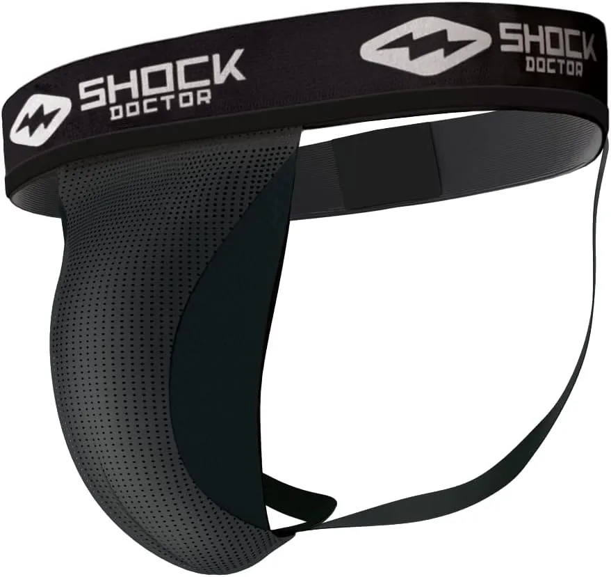 Shock Doctor Athletic Supporter Jockstrap, For Sports Support, Football, Baseball, Lacrosse & More, Mens