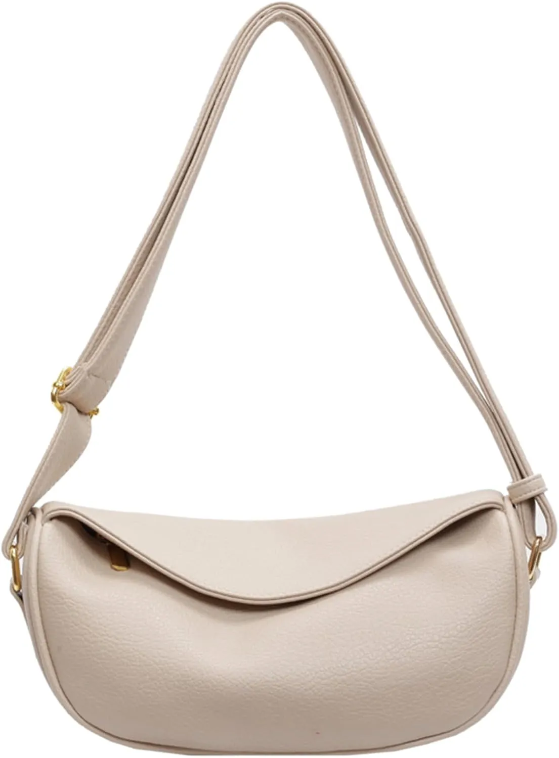 Shoulder Bags for Women Vegan Leather Purse Trendy Crossbody Bag Dumpling Purses Tote Handbags with Zip