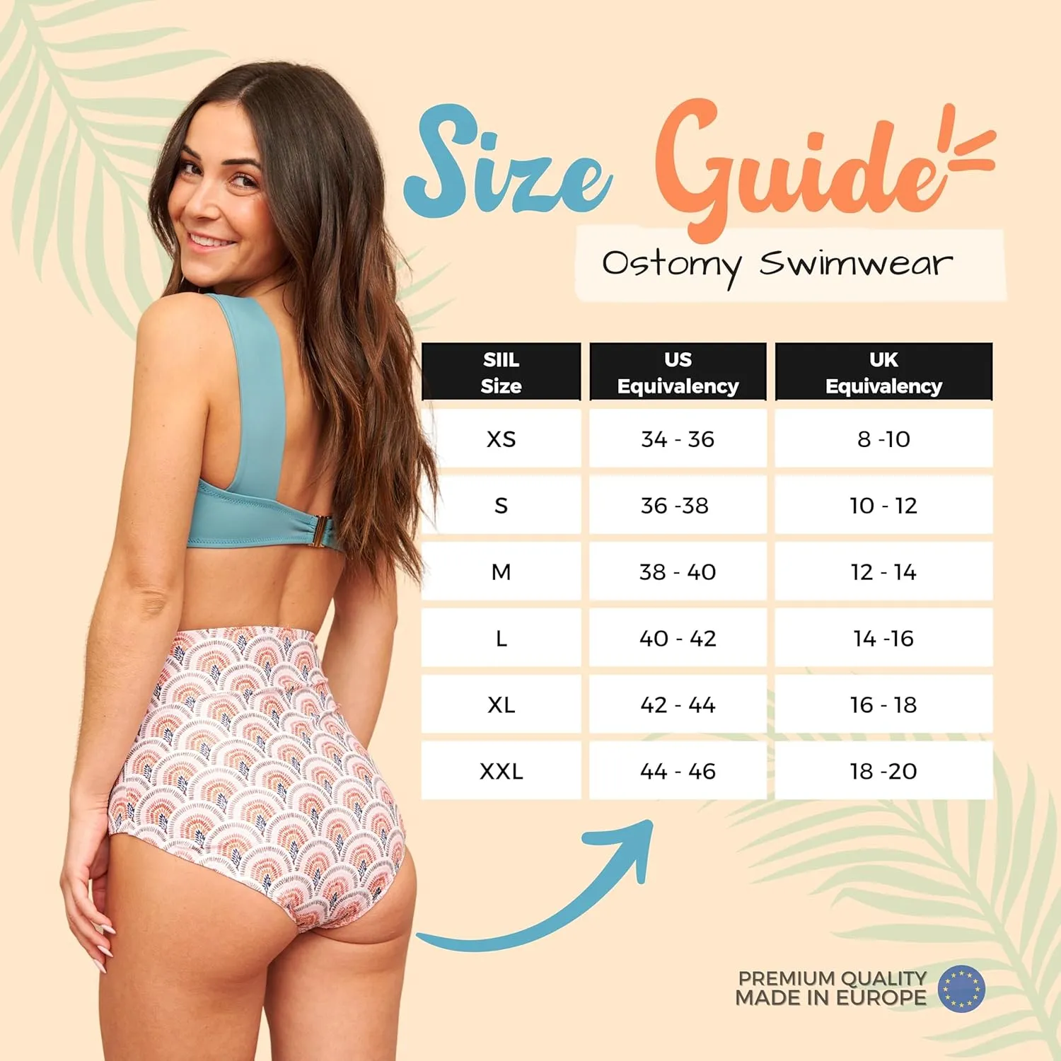SIIL Ostomy Bag Covers for Women (Bottom Only) Ostomy Swimwear Colostomy & Ileostomy Bag Covers for Swimming (Made in Europe)