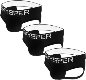 SKYSPER Men's Jockstrap Breathable Mesh 2pcs 3pcs 4pcs Jock Strap Male Underwear, Athletic Supporters for Men