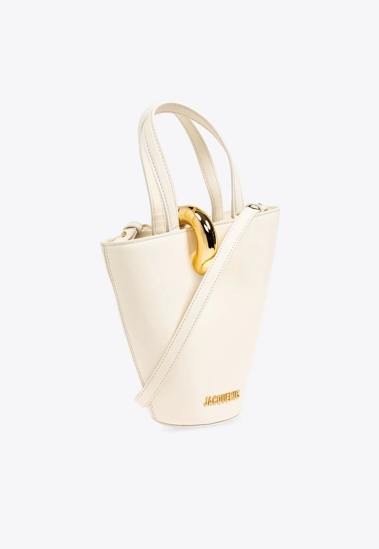 Small Bambola Leather Bucket Bag