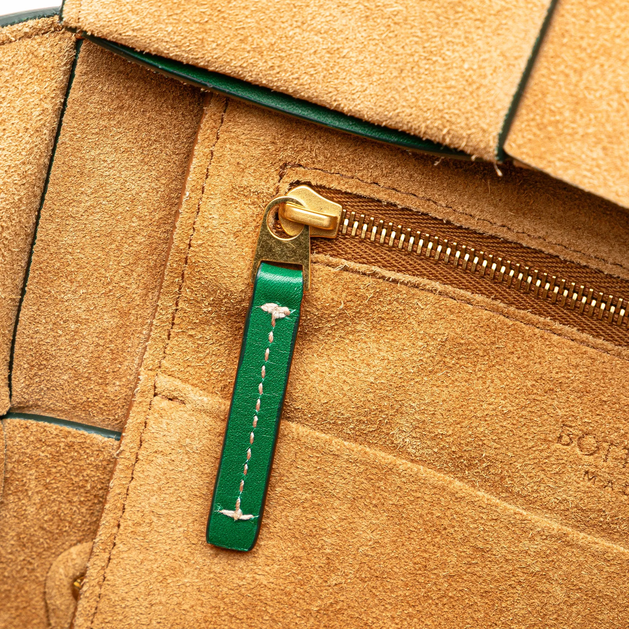 Small Calfskin Maxi Intrecciato Arco Satchel
