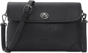Small Crossbody Bags for Women Trendy Vegan Leather Ladies Tote Satchel Purses Turn Buckle Shoulder Handbags