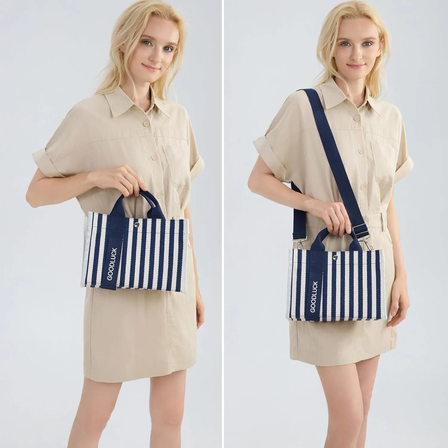 Small Cute Canvas Tote Bag for Women,Crossbody Purse Everyday Satchel Shoulder Work Bags Handbags for Gift Beach Book