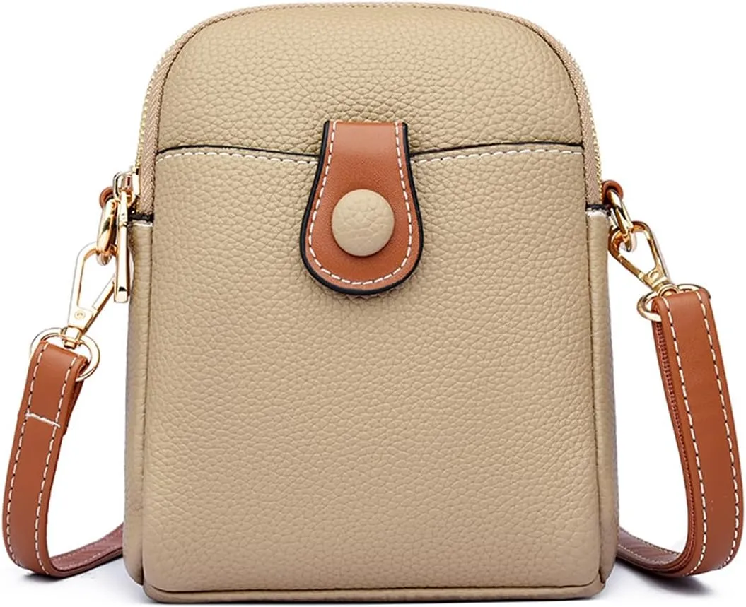 Small Leather Crossbody Bag for Women - Phone Purse and Cross Body Bag