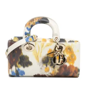 Small Leather Floral Print Lady D Joy