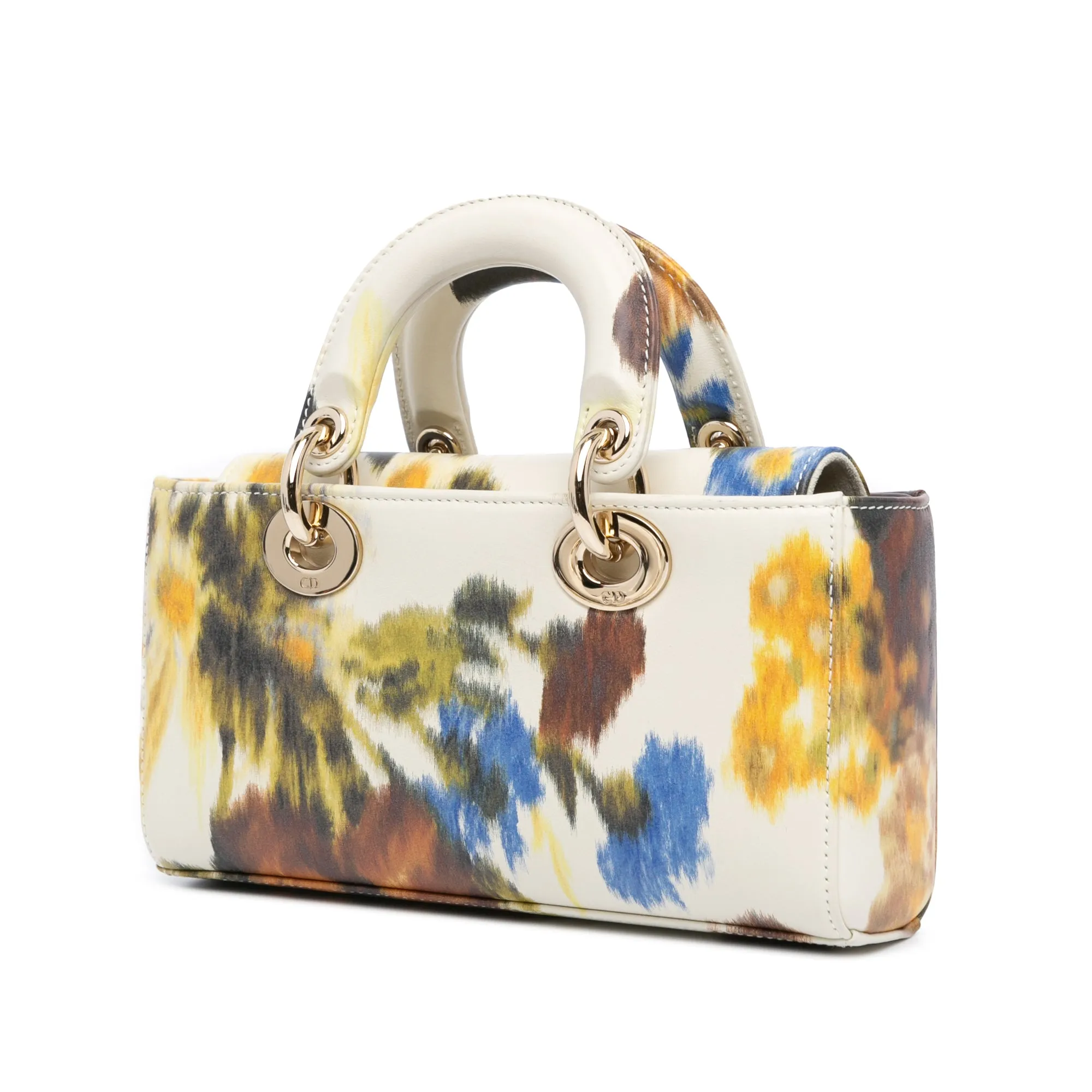 Small Leather Floral Print Lady D Joy
