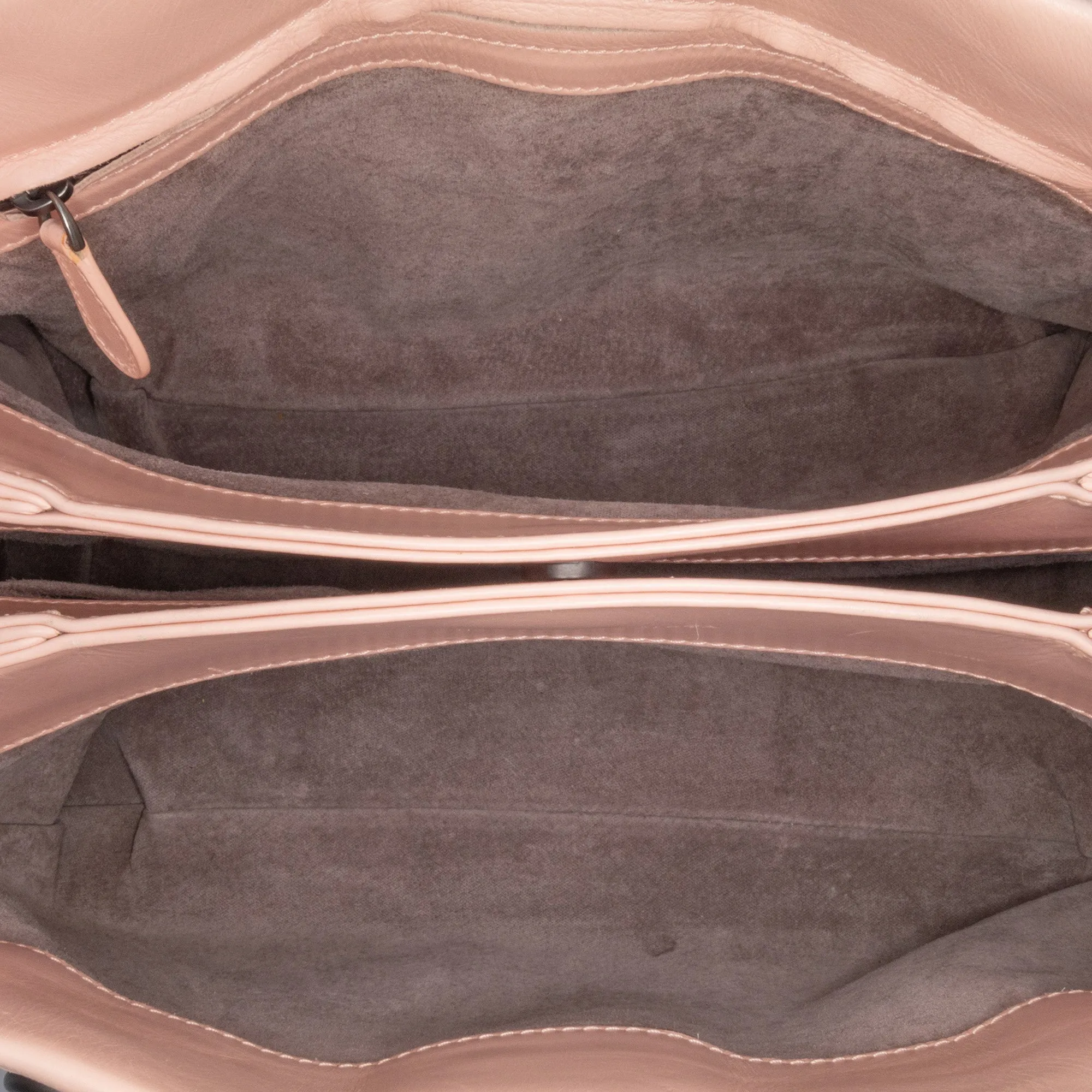 Small Nappa Intrecciato Roma Satchel