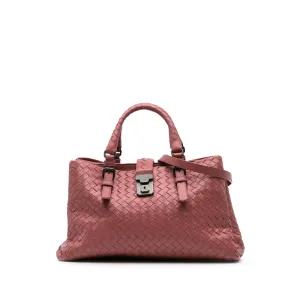 Small Nappa Intrecciato Roma Satchel