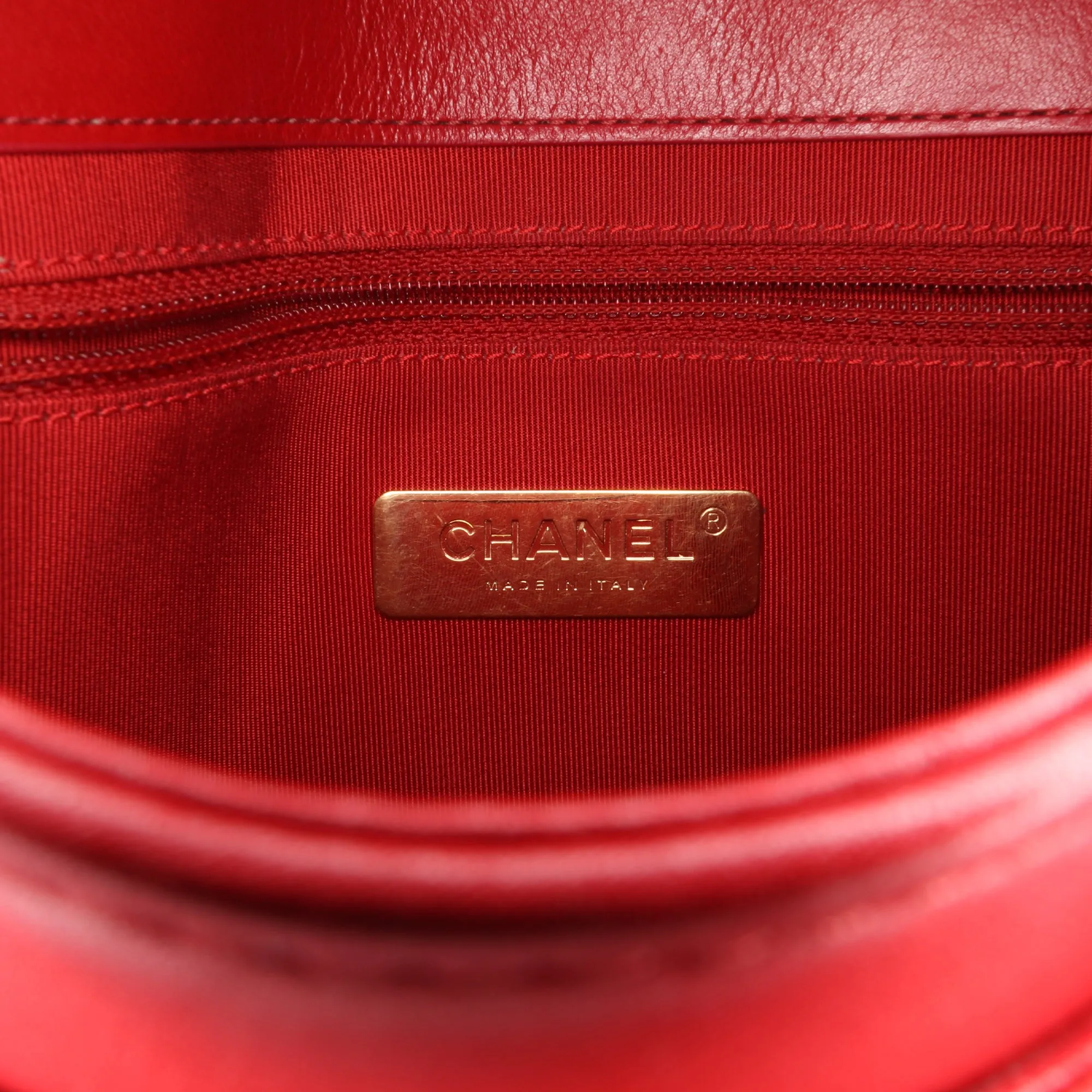 Small Quilted Calfskin and Caviar Chain Handle Flap