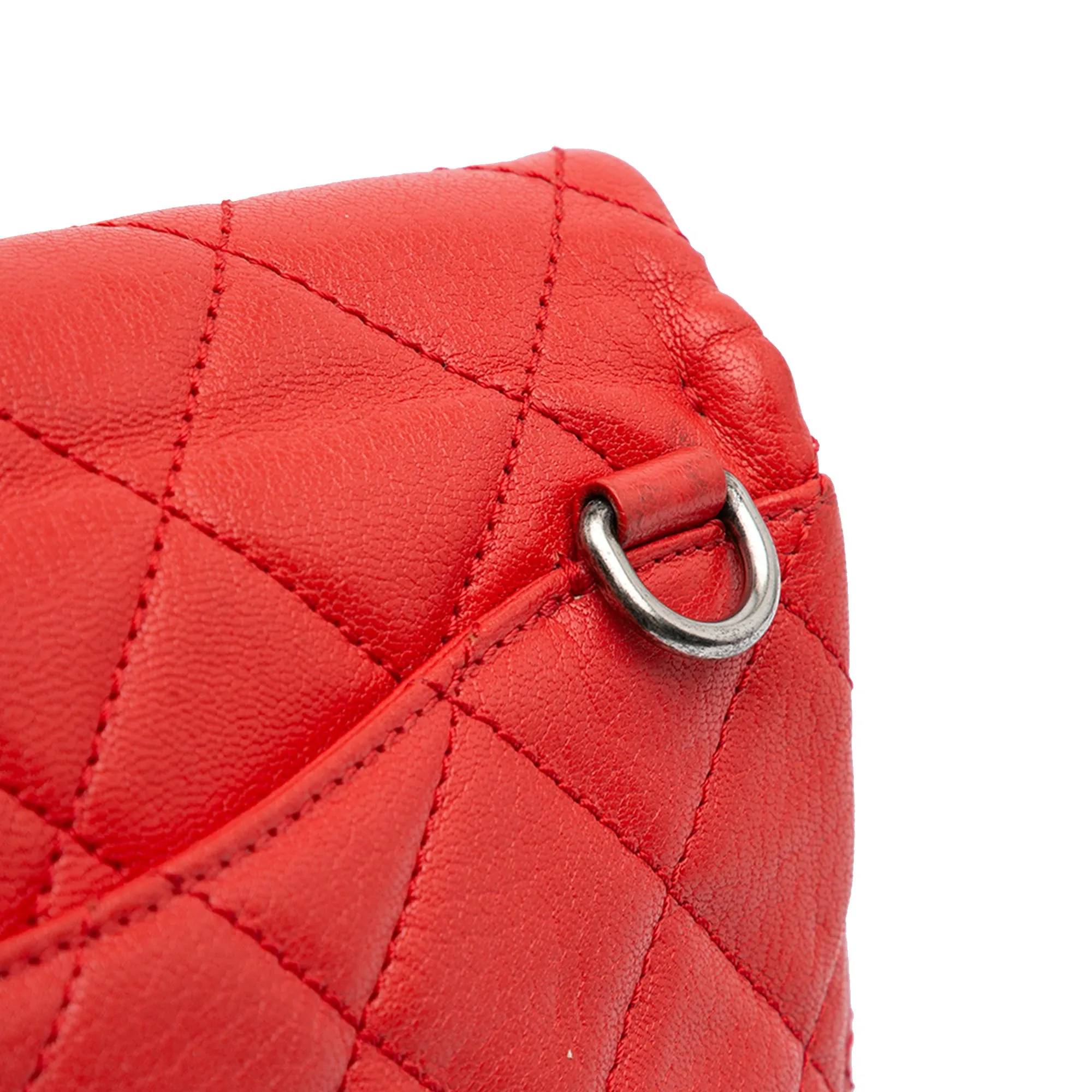 Small Quilted Goatskin Double Carry Waist Chain Flap