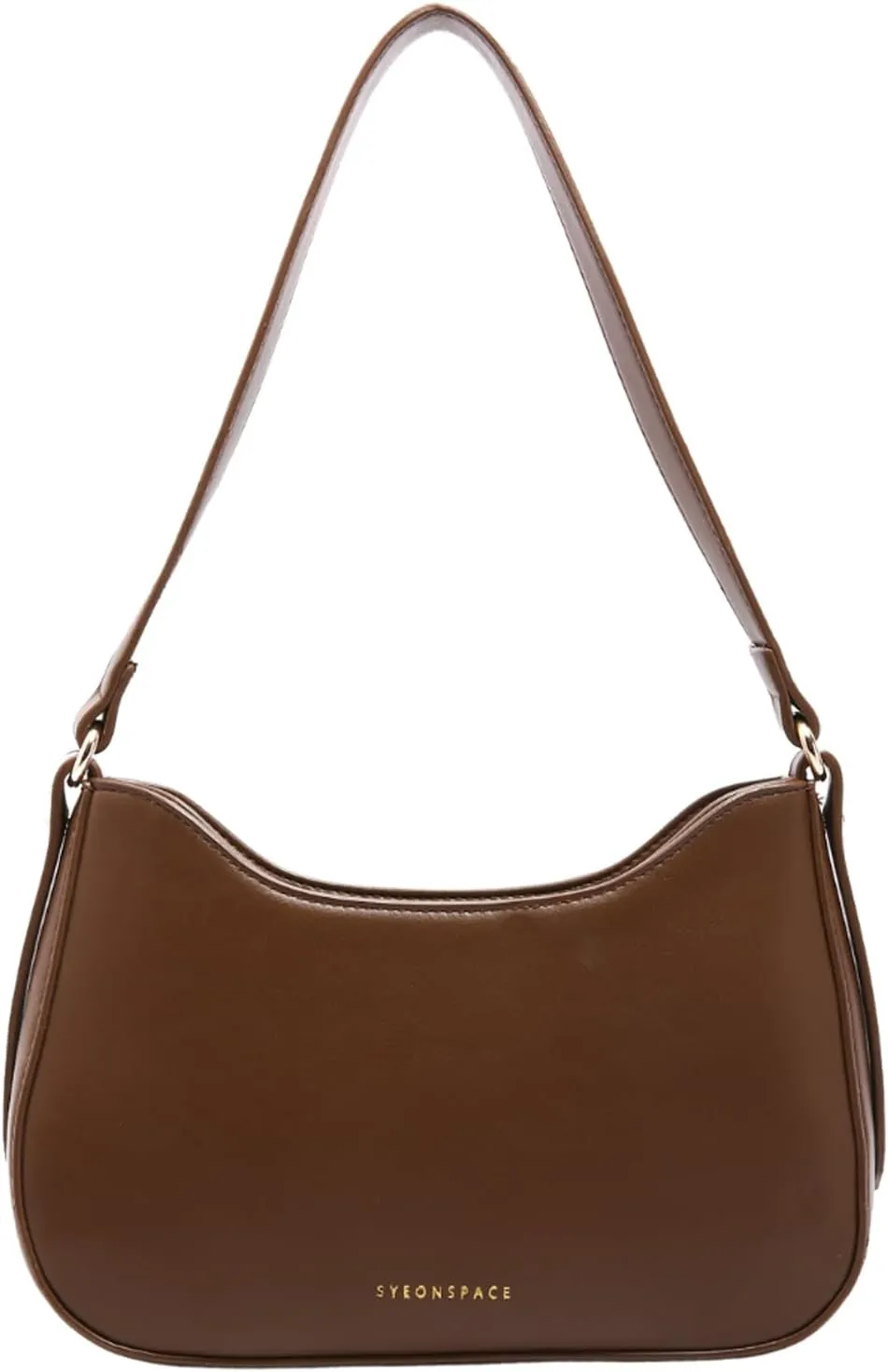 Small Shoulder Purse for Women - Mini Leather Shoulder Bag Little Tote Bag Trendy Hobo Bag with Zipper