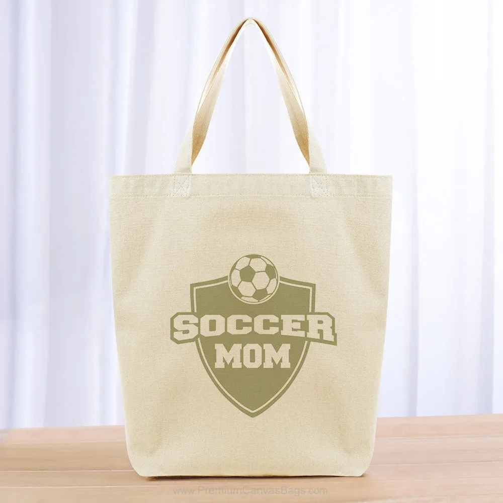 Soccer Mom Tote Bag - khaki