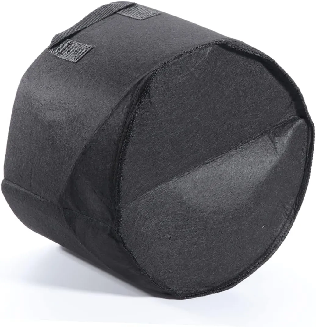 Sosoport 3pcs 5 Let Pot Grow Bags Nonwoven Aeration Pots with Handles 5 Gallon for Planting