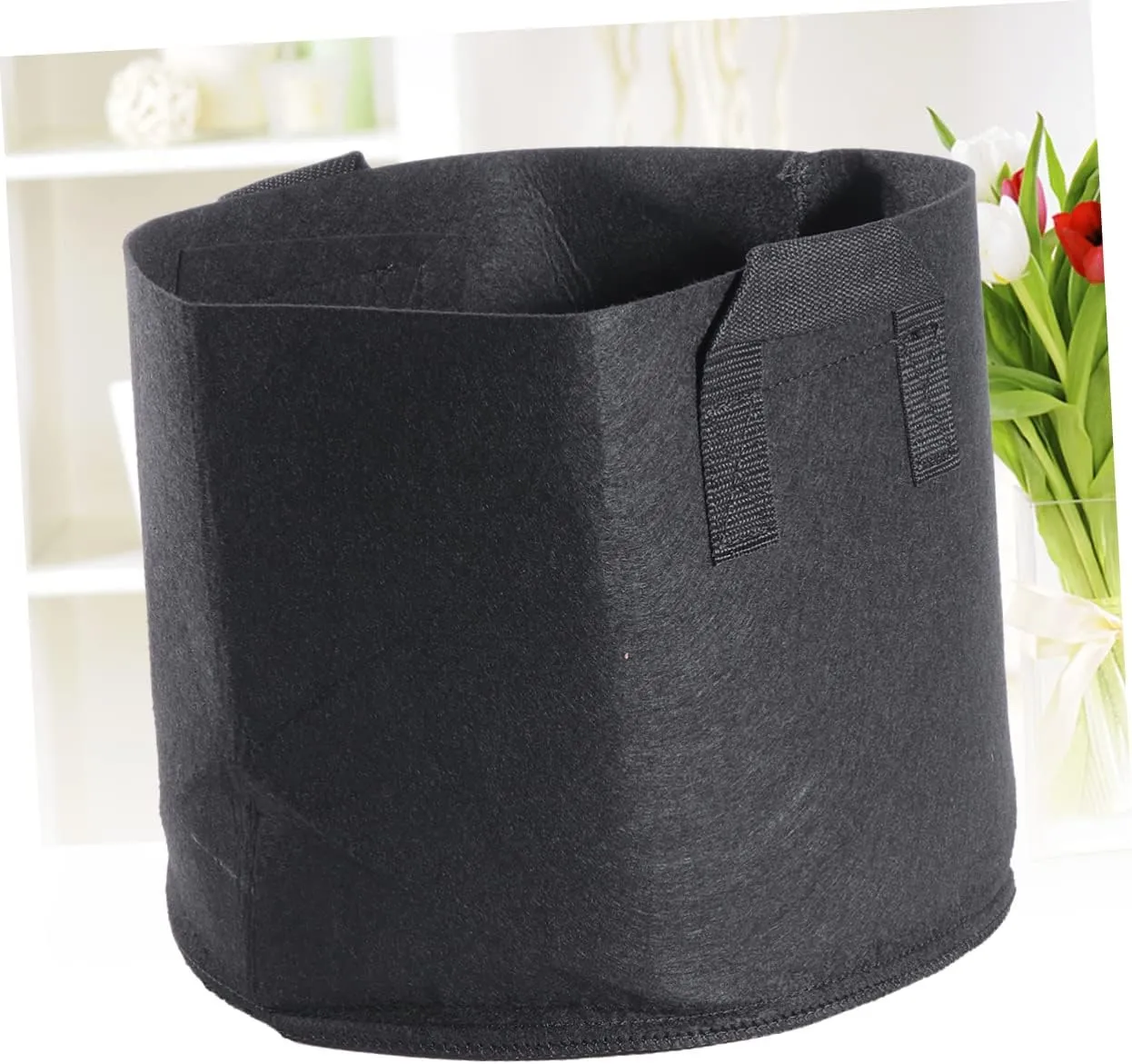 Sosoport 3pcs 5 Let Pot Grow Bags Nonwoven Aeration Pots with Handles 5 Gallon for Planting