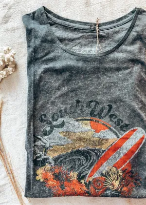South West Tee // Vintage Grey