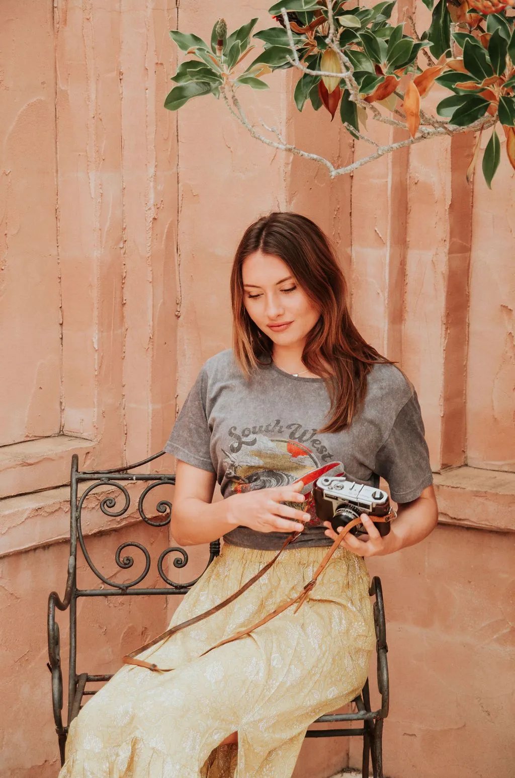 South West Tee // Vintage Grey