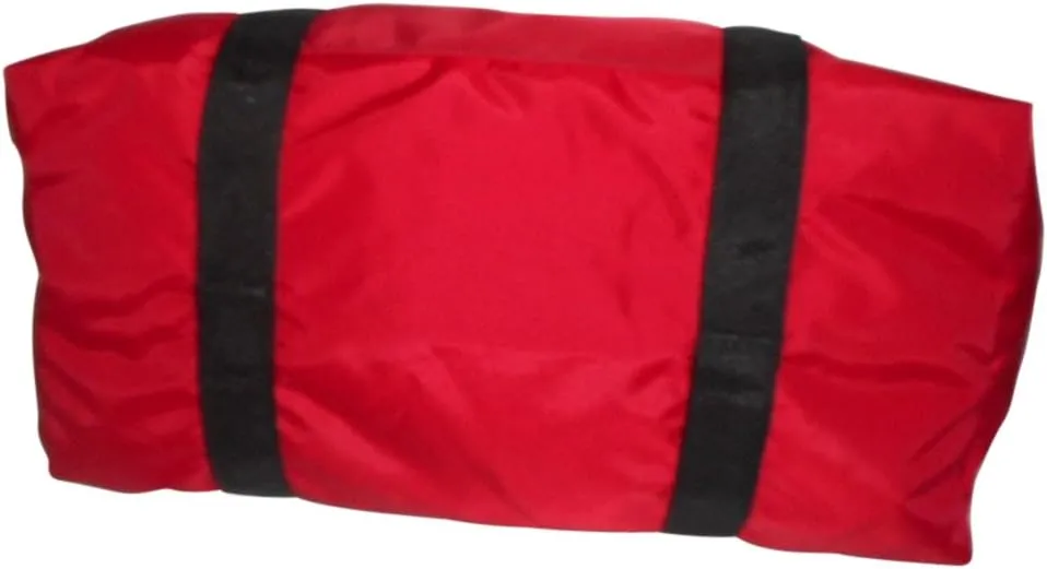 Sport gym or travel bag with side pocket Made in USA (Red)