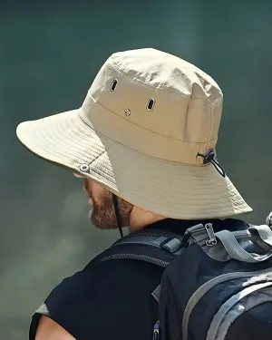 Sporty Khaki Bucket Hat - H0105
