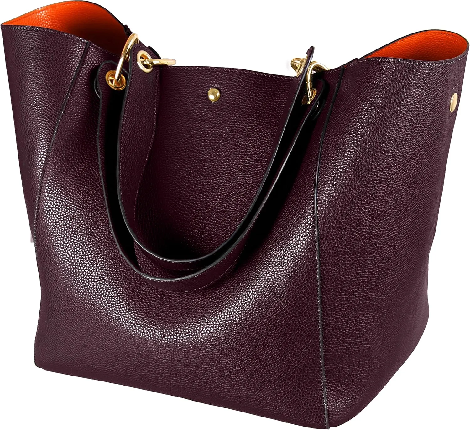 sqlp Large Work Tote Bag for Women Designer Purses and Handbags Big Bucket bags Ladies Travel Crossbody Purse Fuchsia