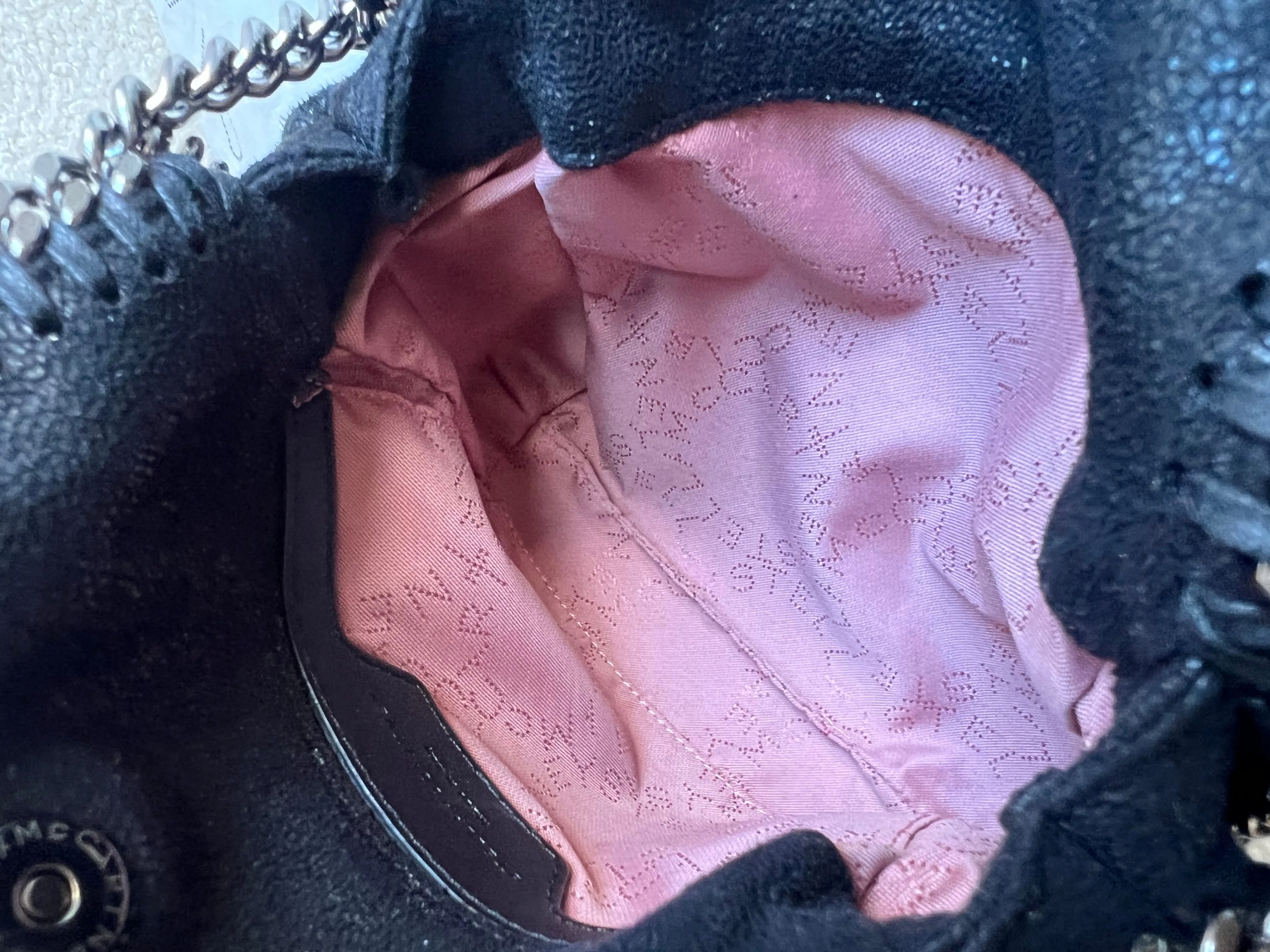 Stella McCartney Black Tiny Falabella Tote Bag (RRP £775)