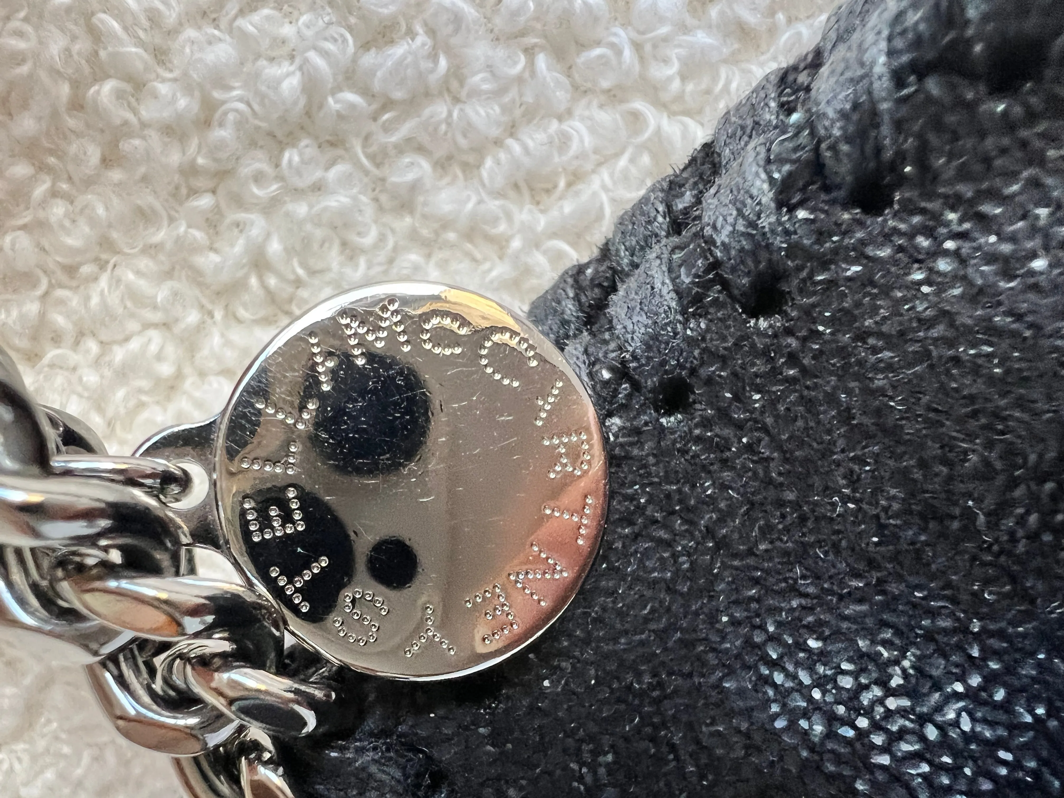 Stella McCartney Black Tiny Falabella Tote Bag (RRP £775)