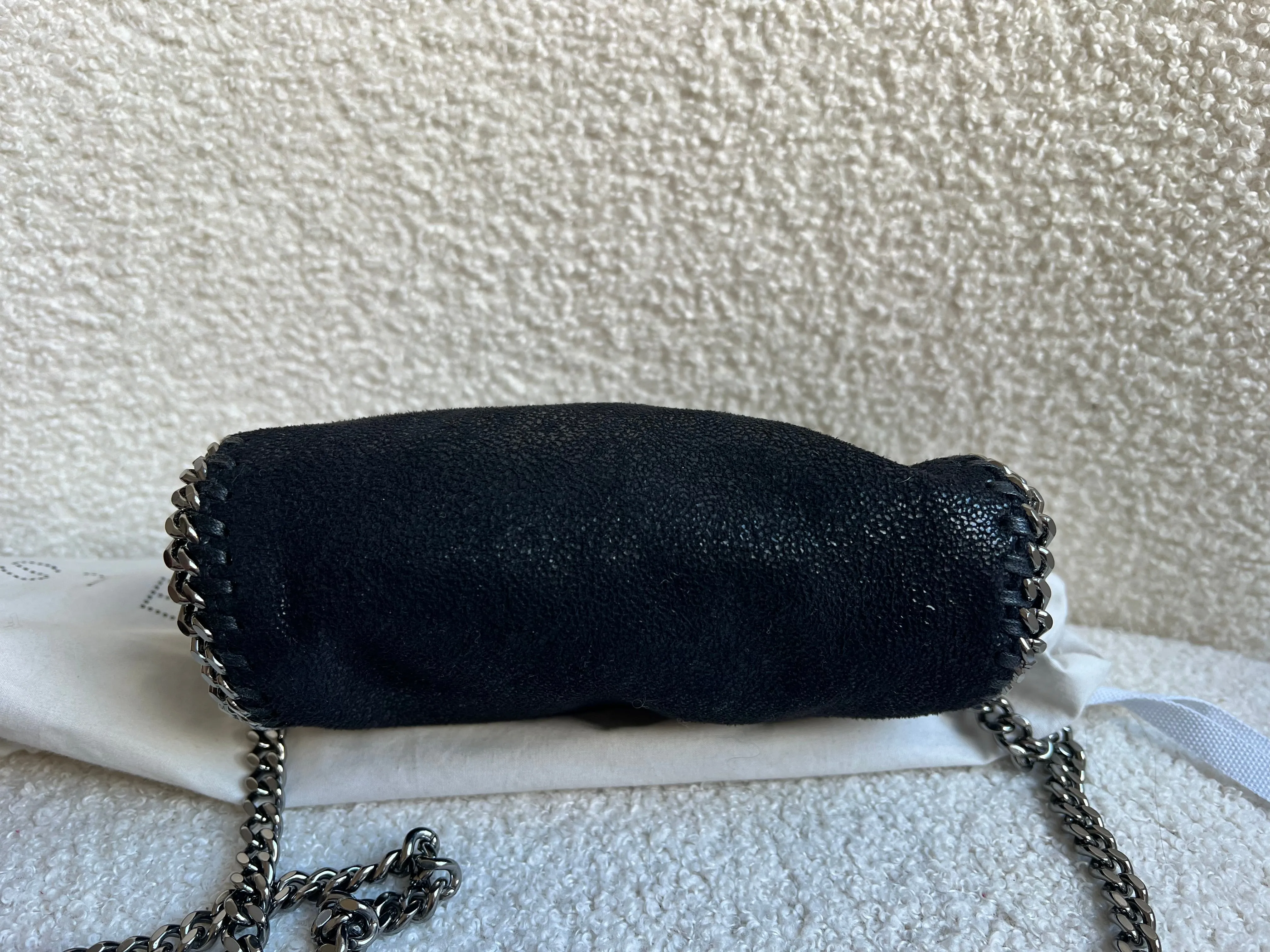 Stella McCartney Black Tiny Falabella Tote Bag (RRP £775)