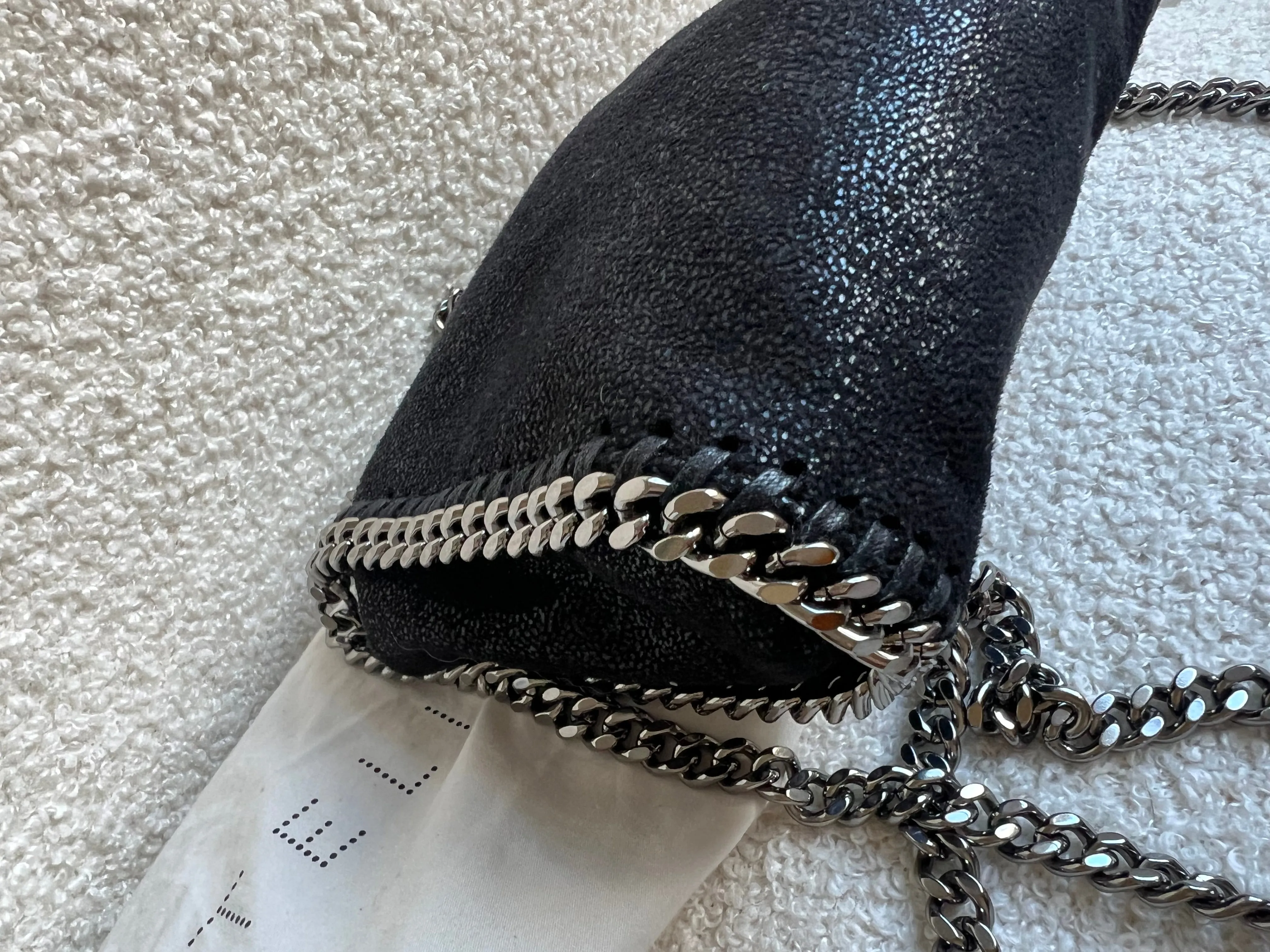 Stella McCartney Black Tiny Falabella Tote Bag (RRP £775)