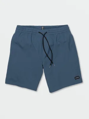 Stones Hybrid Elastic Waist Short 18" - Smokey Blue