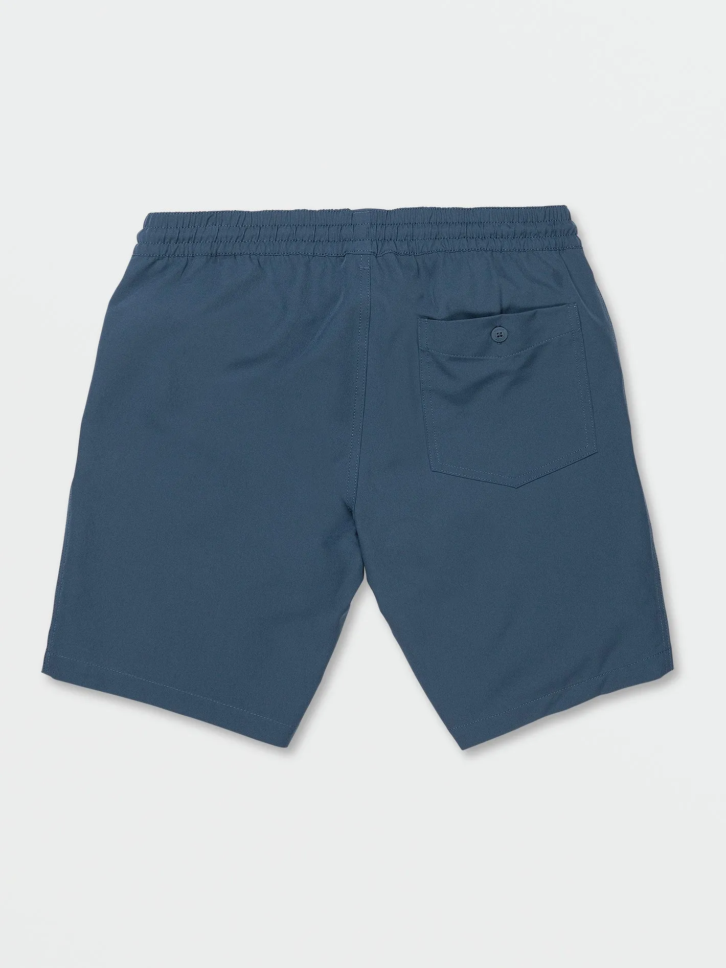 Stones Hybrid Elastic Waist Short 18" - Smokey Blue