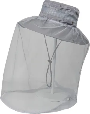Sun Hat for Men Women Midge Net with Removable Netting Bucket Hat Mosquito Hat for Beekeeper Hiking Fishing Camping