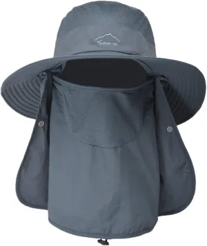 Sun mask Shawl hat UV Protection Cycling Sun Protection hat face Cover Sun-Proof Bucket hat