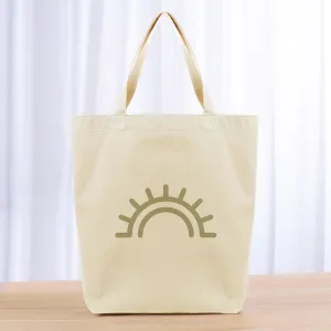 Sun Rays Tote Bag - khaki