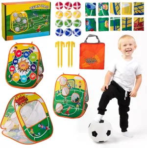 Sundaymot Bean Bag Toss Game Toy, Football Toys. Toddler Outdoor/Indoor Toys, for Kids Ages 3 4 5 6 7 8 Year Old Boys Gift, Birthday Or Christmas Party Game Toys, Backyard Game