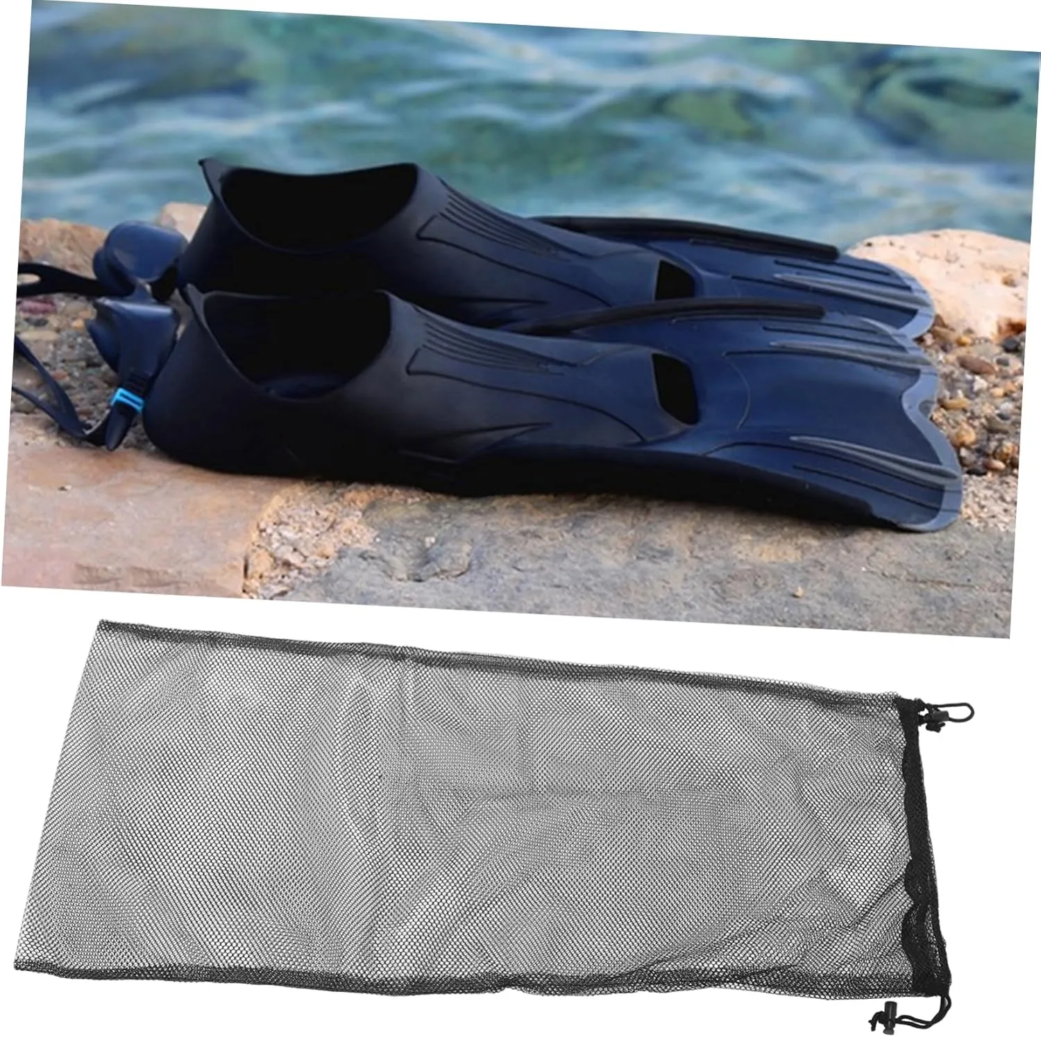 SUPVOX Swim Mesh Bags for Swimmers Mesh Swim Bags for Swimmers Snorkeling Gear Bag Draw Bags Mesh Bag for