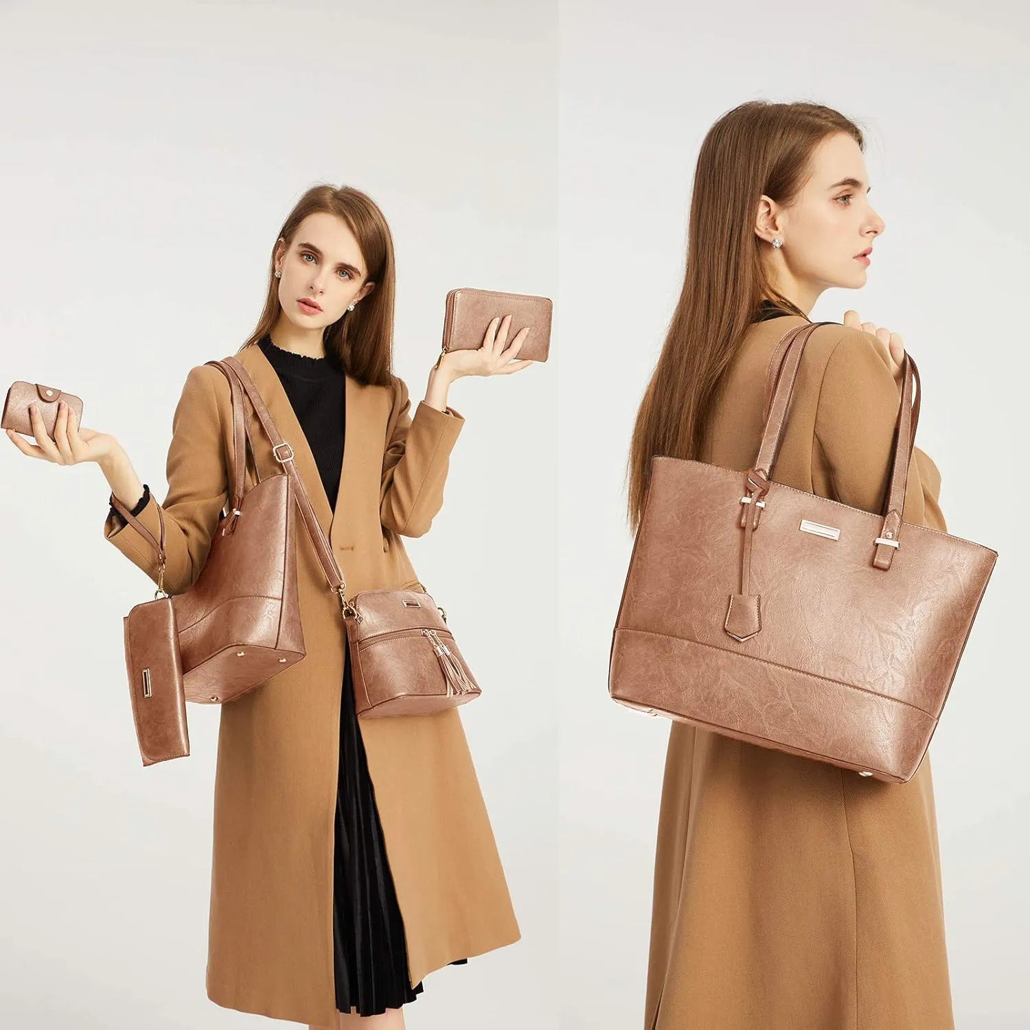 SYKT Purses and Handbags for Womens Satchel Shoulder Tote Bags Wallets