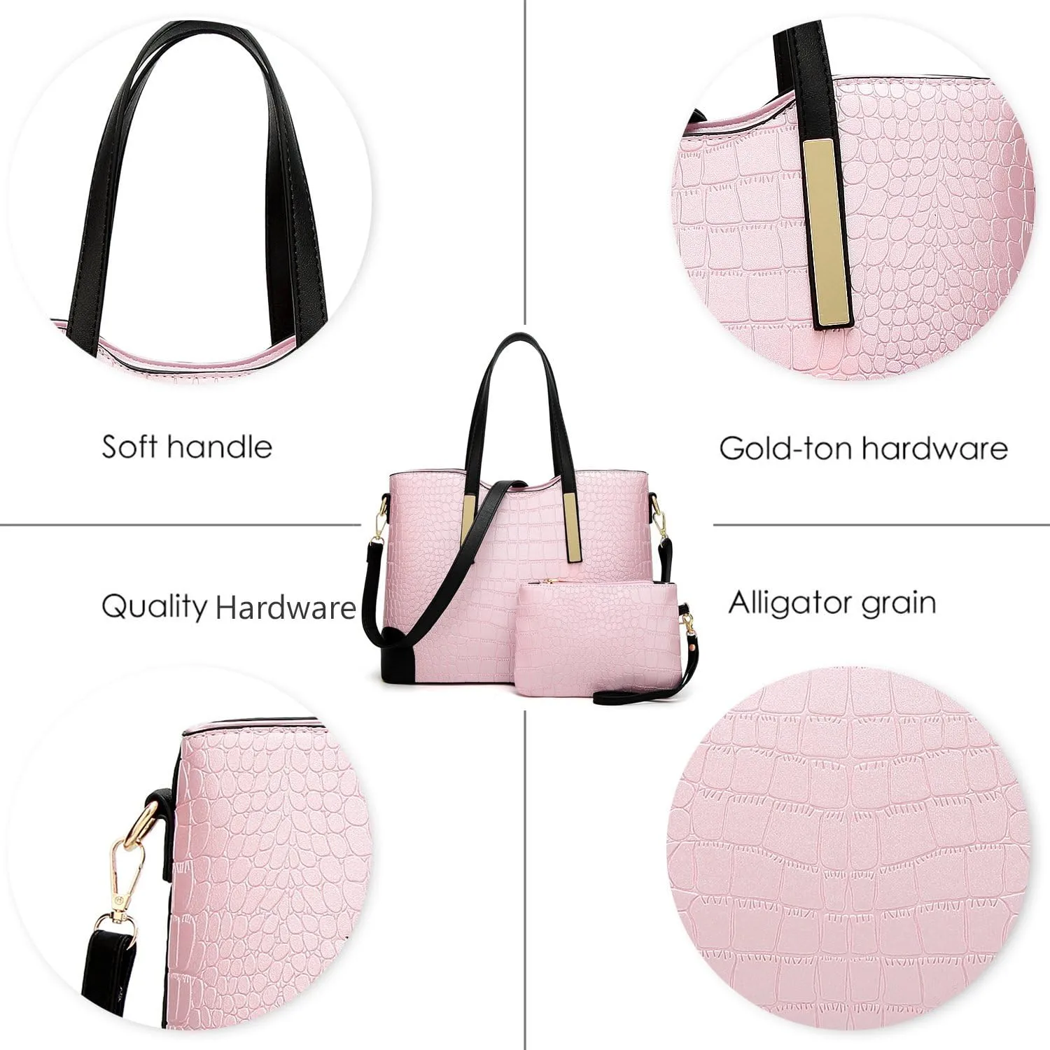 SYKT Purses and Handbags for Womens Satchel Shoulder Tote Bags Wallets
