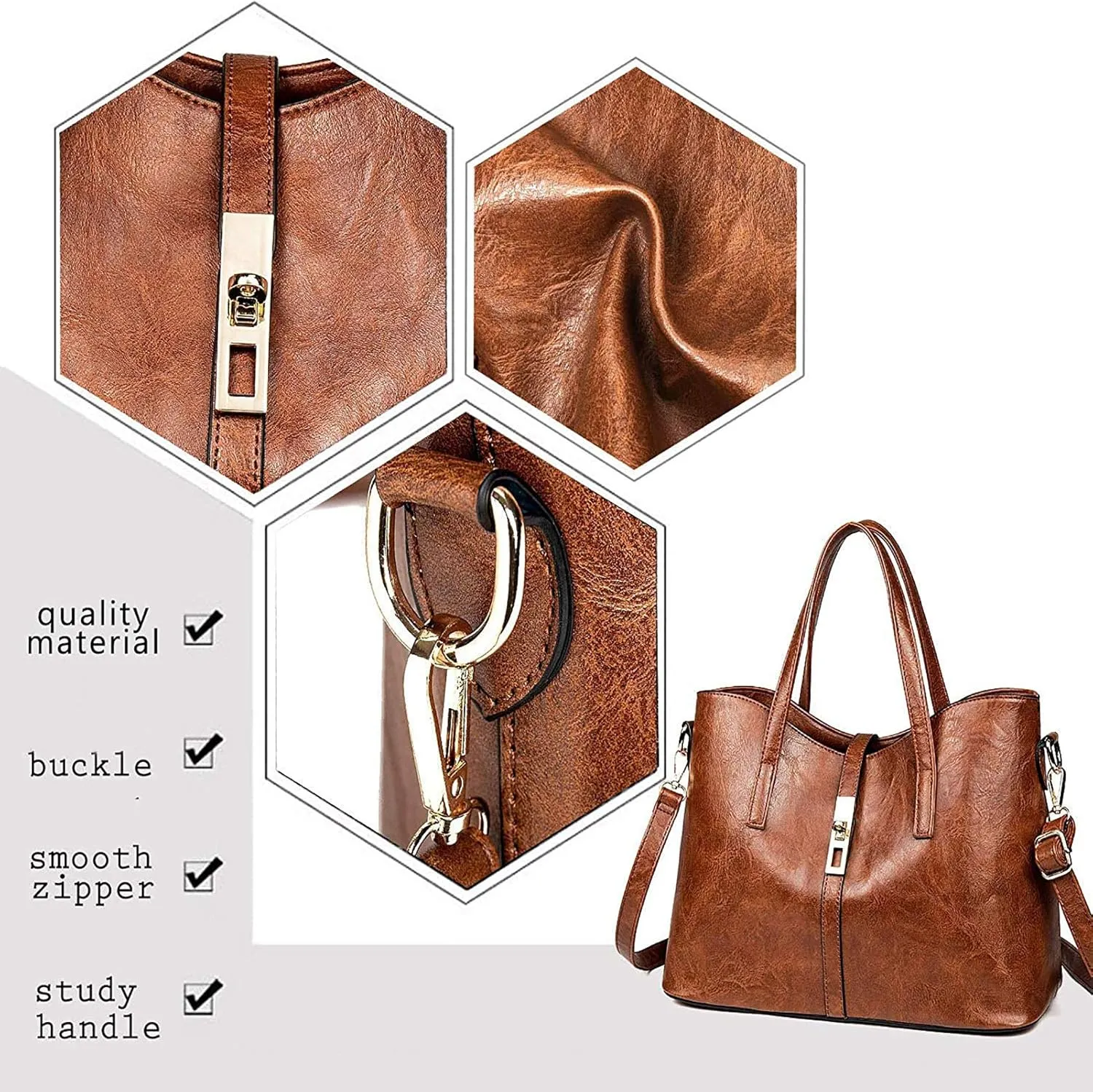 SYKT Purses and Handbags for Womens Satchel Shoulder Tote Bags Wallets