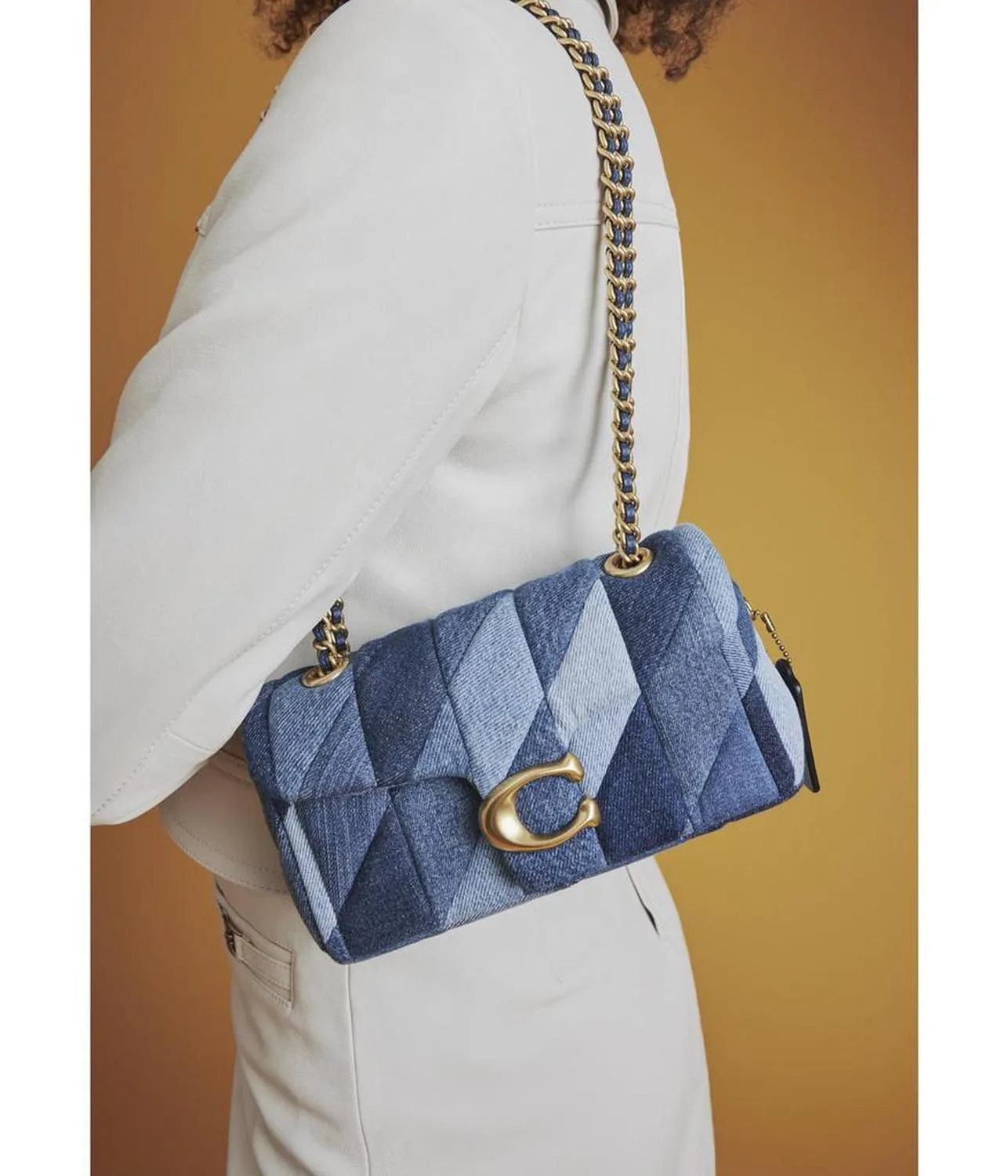 Tabby Shoulder Bag 20 With Patchwork Quilting