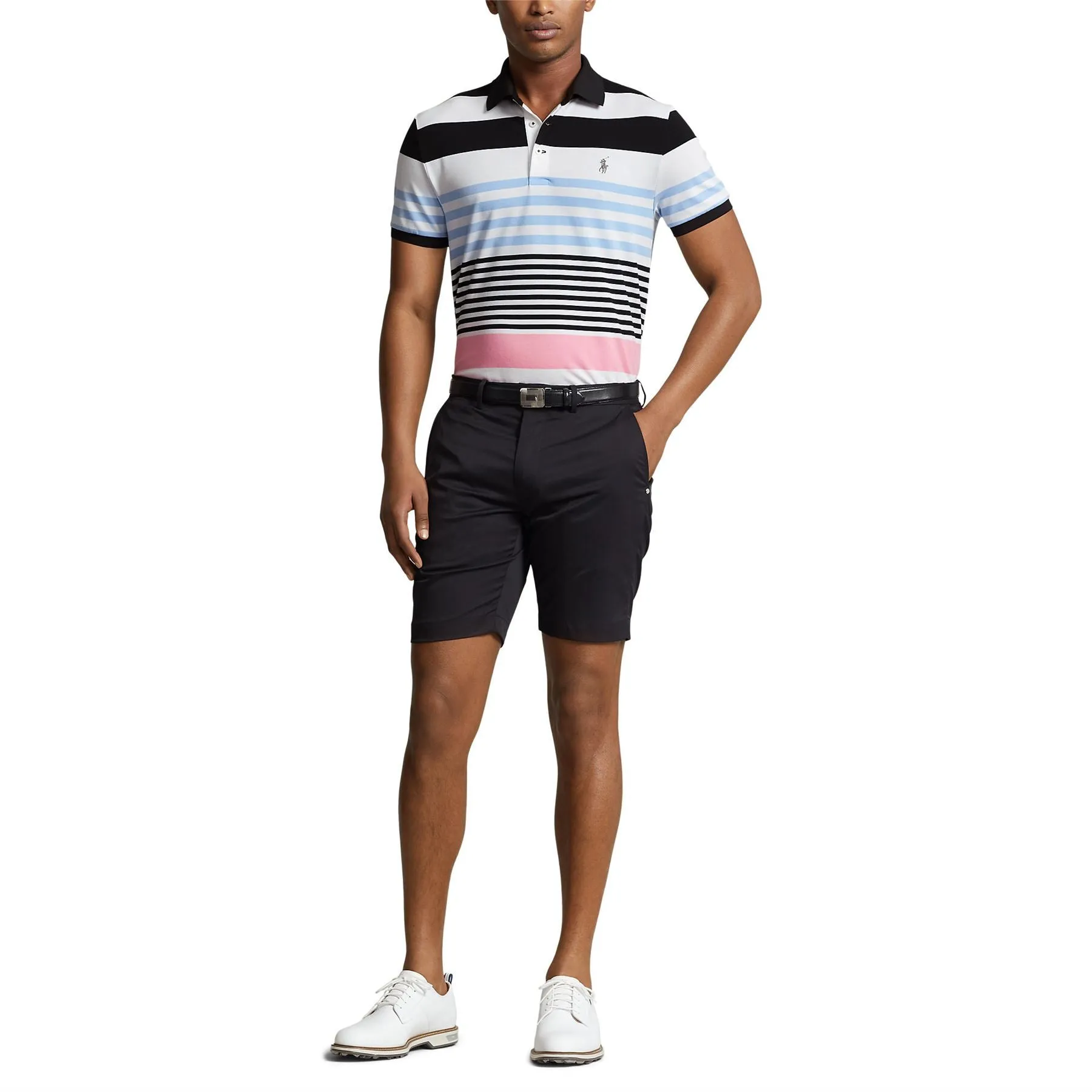 Tailored Fit Performance Polo Shirt Polo Black Multi