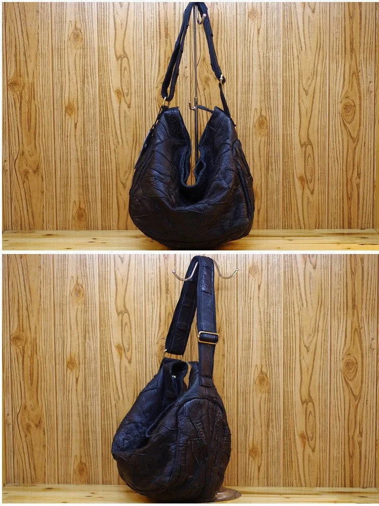 Talulla sheepskin hobo bag