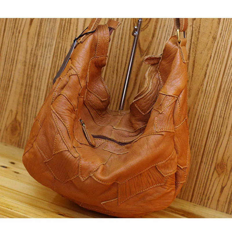 Talulla sheepskin hobo bag