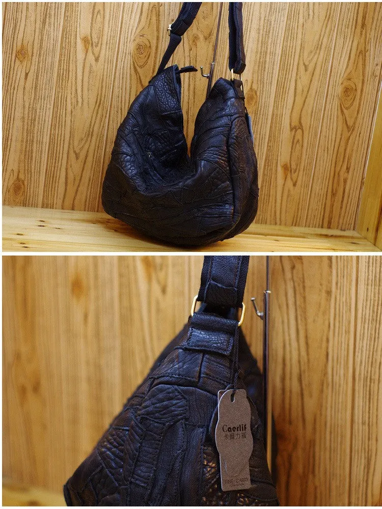 Talulla sheepskin hobo bag