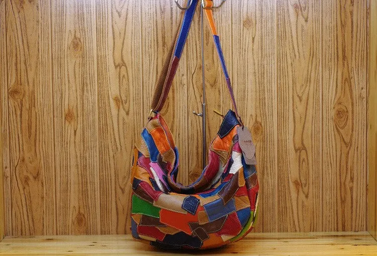Talulla sheepskin hobo bag