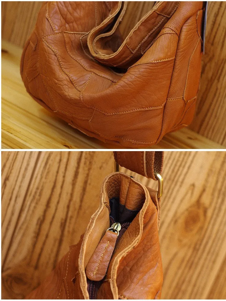 Talulla sheepskin hobo bag