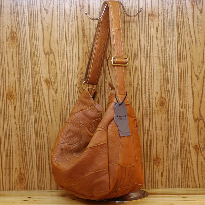 Talulla sheepskin hobo bag