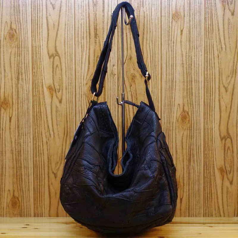 Talulla sheepskin hobo bag